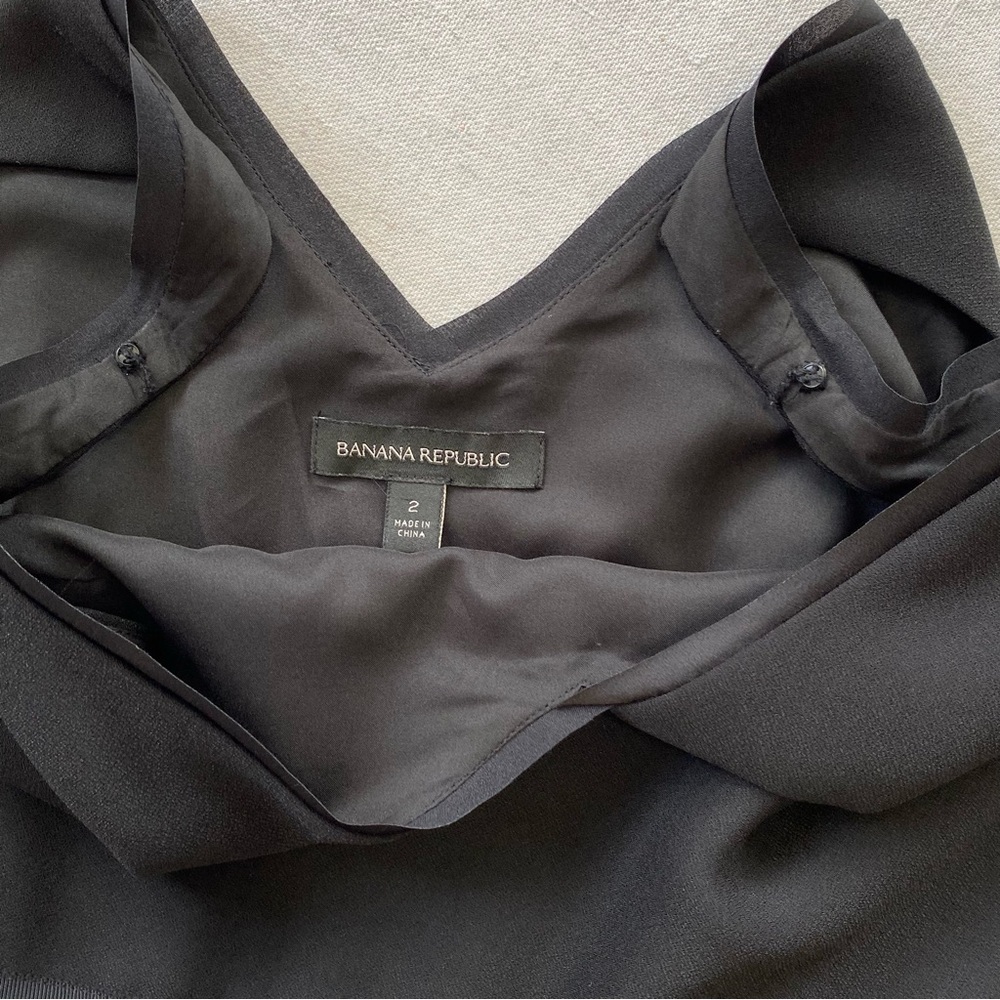 Banana Republic Pleated Fit Flare Sleeveless Dress - Picture 14 of 14